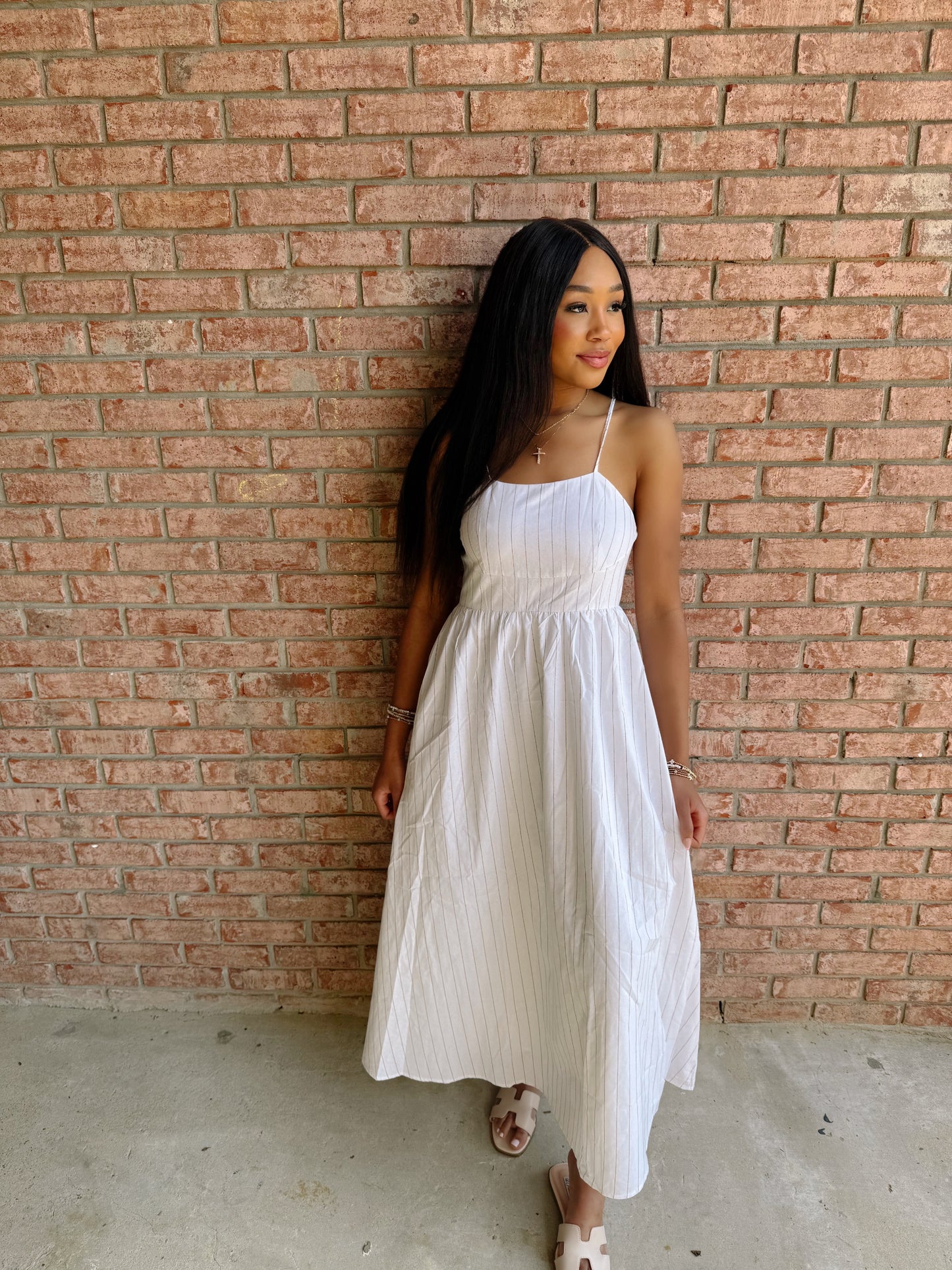 Striped Maxi