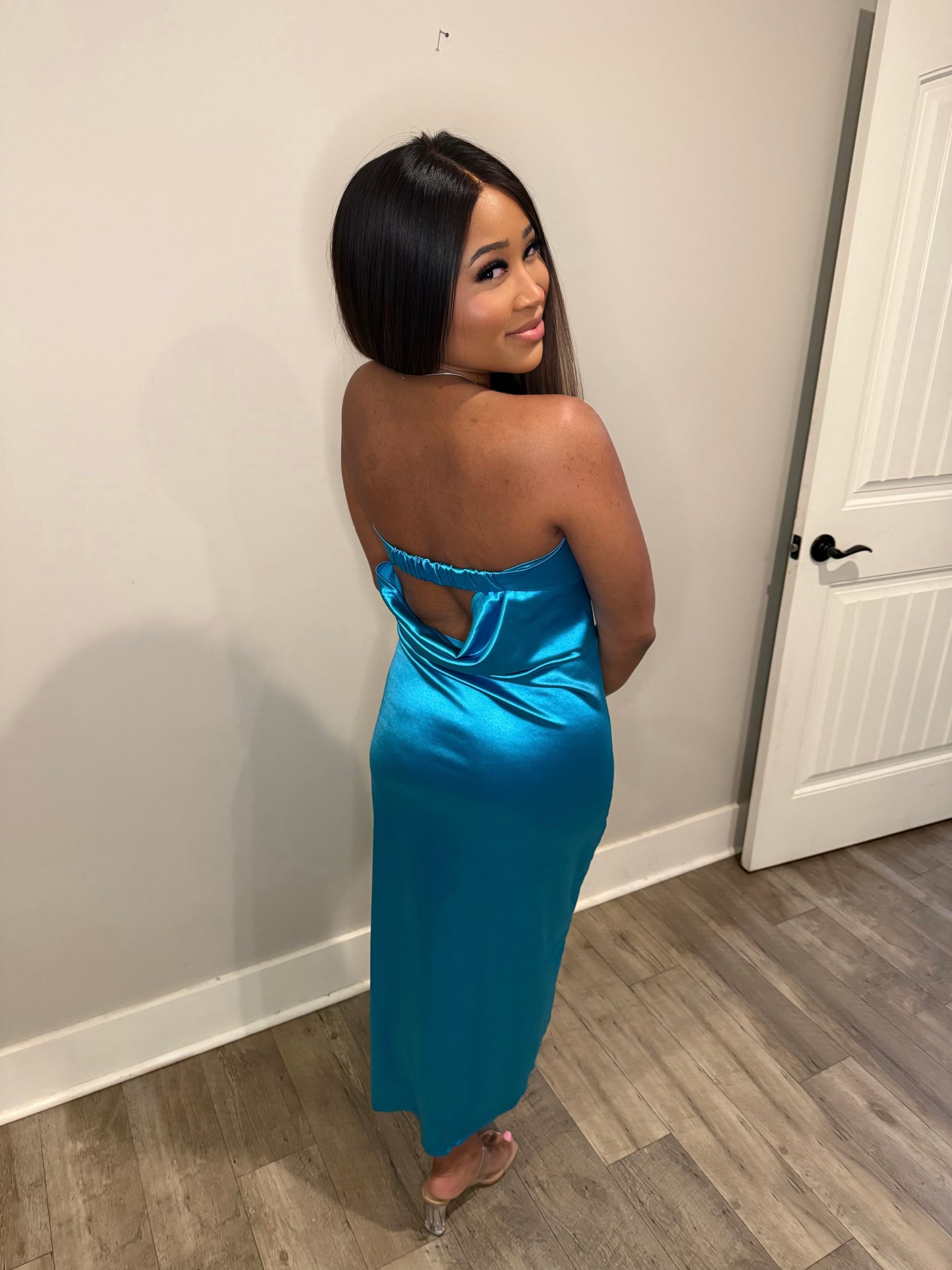 Blue Event Dress